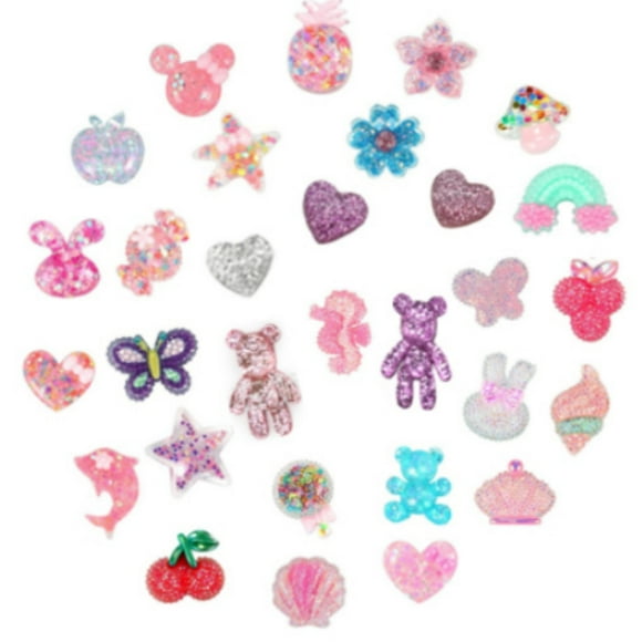 Shoe Charms for Croc Charms, 30pc Random shoe charms for Clog Shoes Decorations Wristband Bracelet Party Favors, Headlights for Croc Shoes