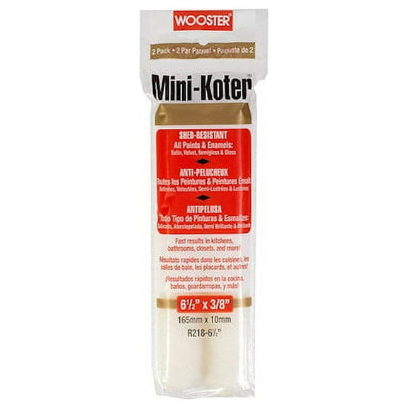 Wooster R218-6-1/2 Mini-Koter Frame Shed-Resistant, 12 Pack