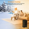 thumbnail image 4 of Yeacher Space Heater for Indoor Use, Fast Heating, 70° Oscillating Electric & Portable Heater with, 4 of 8