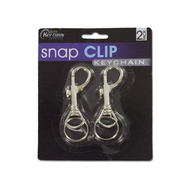 Bulk Buys Bulk Buys KC01912 Snap Clip Key Chains Pack of 12