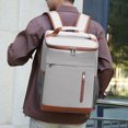 thumbnail image 2 of Mochila Aislada Tela Oxford Bag Almuerzo Gran Capacidad () Naranja, 2 of 9
