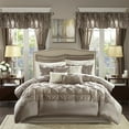 thumbnail image 2 of Madison Park Essentials Joella 24 Piece Room in a Bag in Taupe, 2 of 5