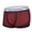 Red, variant on Men Seamless Solid Color Comfortable Breathable Boxers Underwear Gray Size XL