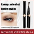 thumbnail image 6 of Heated Eyelash Curler Kit Natural Curling Heated Eyelash Curler 2 In 1 Eyelash Curler Built-in Comb USB Charging Heated Eyelash Curler, 6 of 8