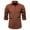 Brown, variant on Men's Fall Winter Western Corduroy Button-Down Shirt - Heavyweight Cotton Slim Fit Collared Shirt with Chest Pocket (Business Casual/Outdoor/Hiking)