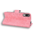 thumbnail image 2 of Galaxy A10 Case, Galaxy M10 Case Wallet, Alltech Mandala Embossed PU Leahter Folio Kickstand Cards Holder Shockproof Protective Wallet Cases Cover for Samsung Galaxt A10, Galaxy M10, Pink, 2 of 13