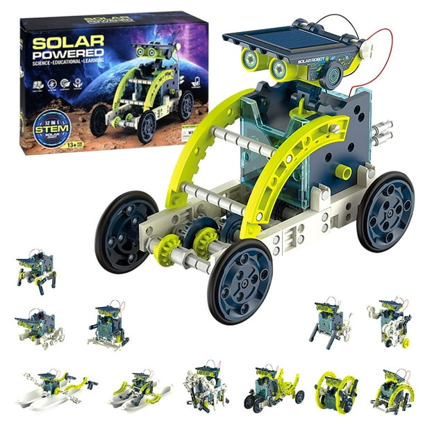 Juguetes Para Madres Y Beb茅s 12 En 1 Stem Solar Robot Toys - Proyectos Stem Para Ni帽os De 8 A 12 A帽os, Kits Educativos De Aprendizaje De Ciencias, Kit De Robot De Bricolaje, Juguetes De Construcci贸n,