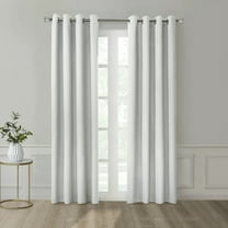 Marissa Blackout Grommet Curtain Panel 52 x 95 in Light Grey