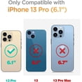 thumbnail image 6 of Compatible with iPhone 13 Pro case Blue Marble Design Shockproof Protective Cover Soft & Flexible TPU Anti-Scratch Slim Case for iPhone 13 Pro, 6 of 12