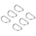 thumbnail image 3 of Metal Rings, Premium Iron D Rings Wide Application Exquisite Workmanship  For Dog Collars For Belts For Bag Silver, 3 of 8