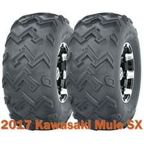 2 Rear ATV Tire Set 24x11-10 6PR for 2017 Kawasaki MULE SX