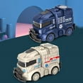 thumbnail image 4 of Voiture Jouet à Inertie Résistante aux Chocs Modèle de Véhicule d'Ingénierie/assainissement/camion de Pompiers/ambulance/militaire pour Enfants, 4 of 6