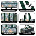 thumbnail image 3 of Teacher Tote Bag,Pioneer Flower Floral Print Pattern Teacher Utility Tote Bag,Large Work Tote Bags for Women with Multiple Pockets,Top Zipper Closure,13.8x10.6x6.7 Inch, 3 of 5