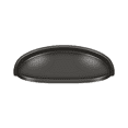 thumbnail image 2 of Deltana K407U10B 3" Center to Center Elongated Shell Cup Cabinet Pull Oil Rubbed Bronze, 2 of 2