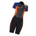 thumbnail image 2 of S SERENABLE Combinaison de Plongée Combinaison Thermique Shortie Dames Surf Natation m m, 2 of 9