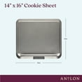 thumbnail image 3 of Anolon Advanced Bakeware 14 Inch X 16 Inch Nonstick Cookie Sheet, Gray, 3 of 4