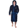 thumbnail image 3 of Tottenham Hotspur FC Mens Crest Fleece Dressing Gown, 3 of 4