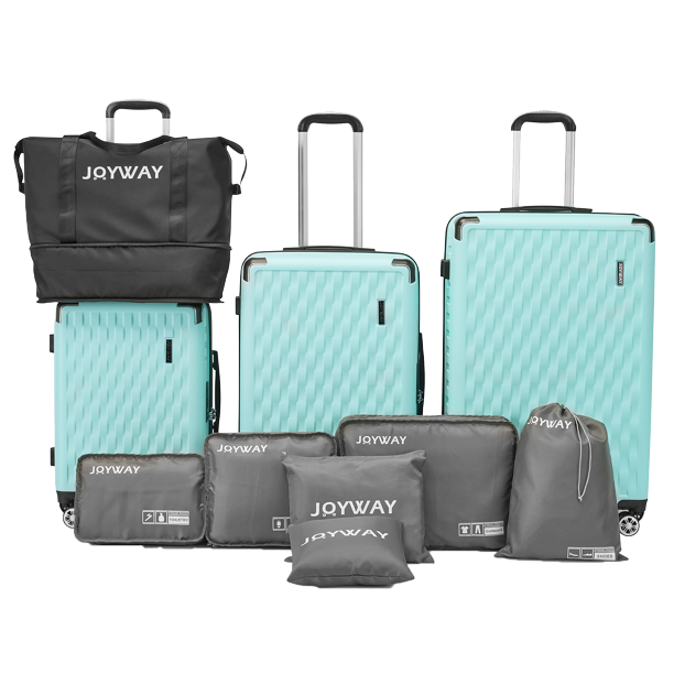 Joyway Luggage Set 3Piece Hard Sided Luggage with Spinner Wheels
