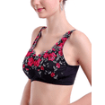 thumbnail image 4 of BIMEI Women's Post Surgery Mastectomy Bra with Pockets Surgical Lace Contour with a Full Profile Wire Free Fashion Everyday Bra 8466,Black,42C, 4 of 6