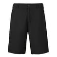 thumbnail image 2 of Xmgelp Men's Flat Front Golf Short with Hidden Expandable Waist Short Regular and Big & Tall Sizes （Black,30）, 2 of 5