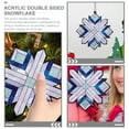 thumbnail image 2 of TEHAUX Acrylic Christmas Snowflake Hanging Ornaments for Holiday Decoration and Festive Home Decor, 2 of 4