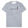 thumbnail image 5 of Trendfront Womens Cat Graphic T Shirts Crewneck Short Sleeve Cat Silhouette Print Casual Loose Fit Tee Tops Animal Lover Summer Shirts, 5 of 5