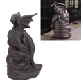 thumbnail image 4 of Backflow Incense , 4.2x4.0x6.9in Dragon Waterfall Incense Holder Refined Details Handcrafted Unique Shape Ceramic Incense Holder Backflow For Tea Room, 4 of 8