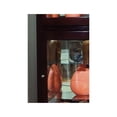 thumbnail image 5 of Curved 5 Shelf Corner Curio Cabinet in Cherry Brown, 5 of 7