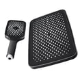 thumbnail image 1 of Pomme de Douche Pluie Combinée, Interface Universelle 316 Sorties d'Eau Double Tête de Douche Carrée Combinée pour la Maison, 1 of 7