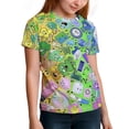 thumbnail image 6 of Battle for Dream Island BFDI Children's T-Shirt Short Sleeve T-Shirt Breathable Summer Tee Shirt for Boys Girls 120CM, 6 of 8