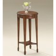 thumbnail image 2 of Home Square Table d'Appoint Ovale en Cerisier de Plantation - Ensemble de 2, 2 of 5