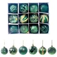 thumbnail image 1 of 12 Pcs Christmas Ball Ornaments Compatible With Xmas Tree Decor 2.36" Reusable Gift Box Compatible With Holiday And Party, 1 of 5