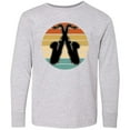thumbnail image 3 of Inktastic Saxophone Music Vintage Band Long Sleeve Youth T-Shirt, 3 of 5