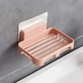 thumbnail image 6 of 1 Pcs Soap Holder, Self-Adhesive Creative Storage Rack, Soap Holder Dish Shower Bar Soap Holder with Drainage, Wall Mounted Soap Box Tray Container for Bathroom Bathtub Kitchen Sink, 6 of 8