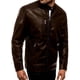 thumbnail image 3 of Chamarra Para Hombre Shendy Vendi Chaqueta Vinipiel Tipo Biker Cafe Extra Grande, 3 of 5