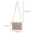 thumbnail image 2 of Bolso Cruzado Eiyye de Algodón Tejido a Crochet Color Caqui Claro, 2 of 7