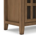 thumbnail image 4 of Simpli Home Artisan 72 inch Wide Solid Wood TV Stand in Rustic Natural Aged Brown For TVs up to 80 inches, 4 of 13