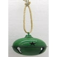 thumbnail image 7 of Antiqued Christmas Jingle Bells Ornaments - 3" - Green - Set of 2, 7 of 7