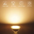 thumbnail image 3 of MR16 LED Light Bulb GU5.3 12V, 3W LED Spot Light Bulb, GU5.3 Double Pin Base Warm White 3000K 30W Halogen Equivalent for Recessed Track Lighting (10pcs) [Energy Class A+], 3 of 5