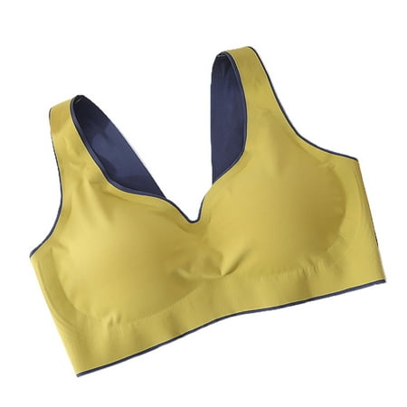 

Women Seamless Wireless Latex Pad Bra Breathable Push Up Underwear Brassiere
