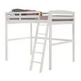 EcoFlex Furniture 500 lbs Concord High Loft Bed, White Finish Twin