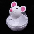 thumbnail image 2 of 2 Pcs Mouse Shape Stand Up Feeder Feeding Toy, Snack Ball Food Dispenser Interactive Toy For Cats Banmo, 2 of 5