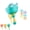 Blue, variant on Flying Disc Launcher Toy, Manual Capture Catching Disk Game, Outdoor Toys for Kids Ages 4-8, Outside Yard and Lawn Family Games for Toddlers 3-5, Birthday Gifts for Girls and Boys