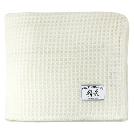 Melange Home Wool Waffle Weave Blanket (Best Way To Put Weave In Short Hair)
