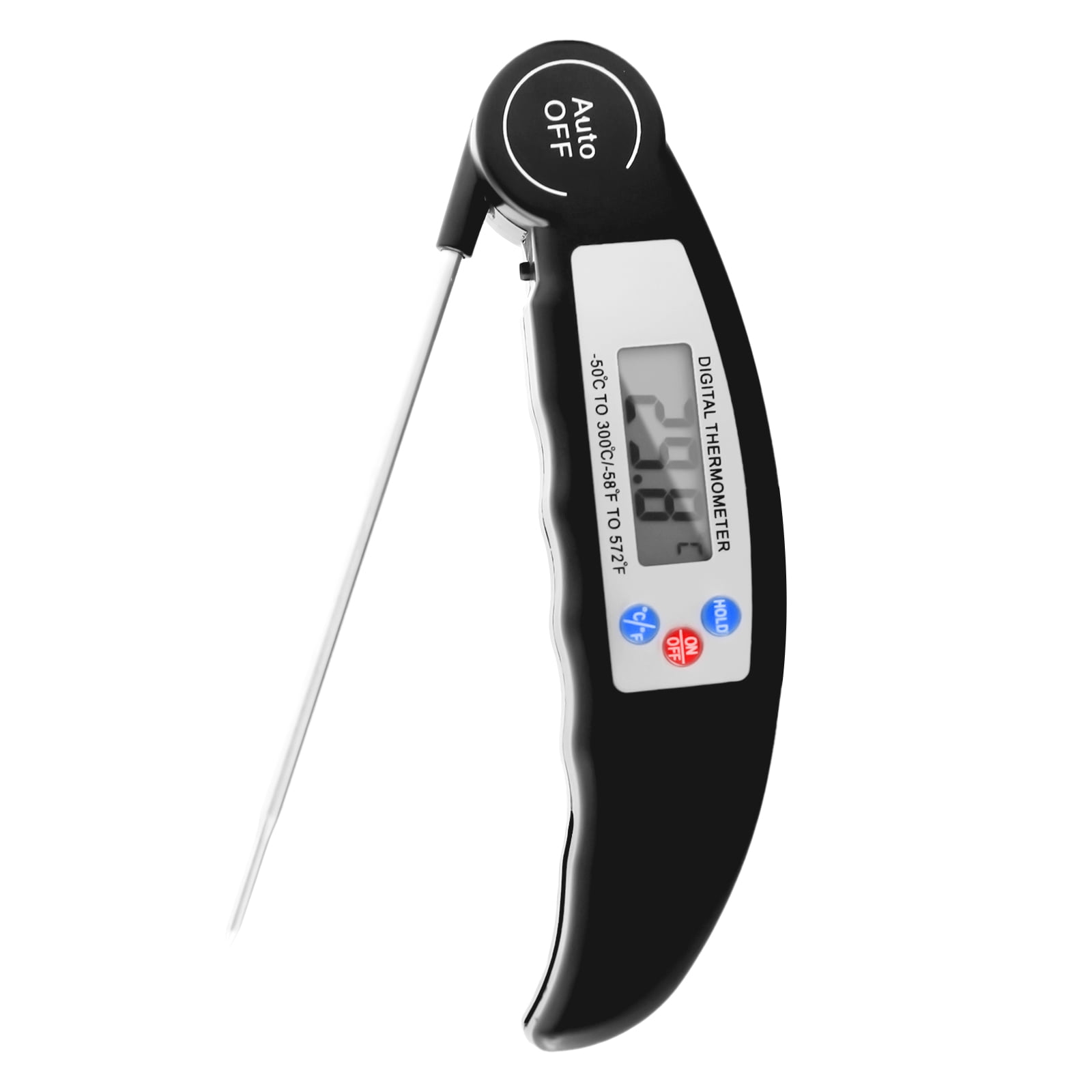 Folding Digital LCD Cooking Food Kitchen Instant Read Probe Thermometer Meat BBQ 