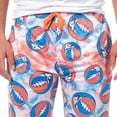 thumbnail image 3 of Grateful Dead Men's Allover Steal Your Face Logo Tie Dye Adult Sleep Bottoms Pajama Pants, 3 of 6