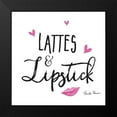 thumbnail image 2 of Zaman, Farida 20x20 Black Modern Framed Museum Art Print Titled - Lattes and Lipstick, 2 of 5