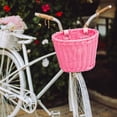 thumbnail image 4 of Cesta de bicicleta para niños, cesta de ciclismo, cesta tejida a mano, cesta de transporte para manillar, cesta para niños Tamaño: 18 x 14 x 12 cm., 4 of 8