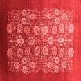 thumbnail image 1 of Ahgly Company Indoor Square Oriental Red Industrial Area Rugs, 3' Square, 1 of 4