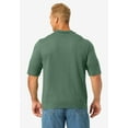 thumbnail image 2 of KingSize Men's Big & Tall No Tuck Sweater Polo, 2 of 4